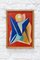Abstrakte Geometrische Komposition, 1950er, Öl auf Leinwand 1