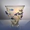 Jarrón estilo romano de vidrio soplado con decoración de peces de Ittig Glassworks, Wertheim, Alemania, años 60, Imagen 4