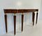 Italienische Art Deco Konsole aus Marmor & Holz Intarsien von Paolo Buffa, 1950er 5