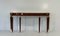 Italienische Art Deco Konsole aus Marmor & Holz Intarsien von Paolo Buffa, 1950er 2