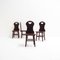 Vintage Dutch Oak Mountain Chairs, 1950s, Set of 4 3