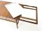 Teak and Wicker Scandinavian Serving Table, 1950s, Image 4