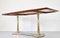Table de Salle à Manger en Teck et Marbre, Italie, 1960s 8
