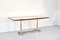 Table de Salle à Manger en Teck et Marbre, Italie, 1960s 5