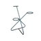 Metal Plant Stand attributed to Mathieu Matégot, 1950s 1