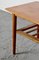 Mesa de centro Mid-Century moderna de listones de teca, años 60, Imagen 2