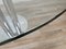 Vintage Tisch aus Metall mit runder Glasplatte, 1970er 6