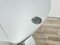 Vintage Tisch aus Metall mit runder Glasplatte, 1970er 11