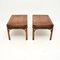 Vintage Georgian Style Yew Wood Side Tables, 1950, Set of 2, Image 3