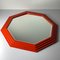 Miroir Art Déco Vintage en Bois, Italie, 1960s 8