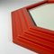 Miroir Art Déco Vintage en Bois, Italie, 1960s 7