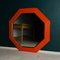 Miroir Art Déco Vintage en Bois, Italie, 1960s 9