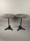 Vintage French Bistro Table with Marble Top and Cast Iron Base, Image 6