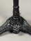 Vintage French Bistro Table with Marble Top and Cast Iron Base, Image 4