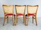 Sillas A811 / 1 de pana de Josef Hoffmann para Thonet, 1951. Juego de 3, Imagen 3