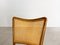 Sillas A811 / 1 de pana de Josef Hoffmann para Thonet, 1951. Juego de 3, Imagen 5
