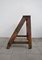 Industrial Wooden Archive Ladder, 1950s 2