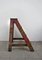 Industrial Wooden Archive Ladder, 1950s 3