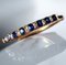Antique Victorian Natural Blue Sapphire and Diamonds Bracelet, 1880 2