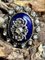 Antiker Diamantring mit Blauer Emaille, 1800er 3