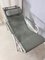 Set of Lounger with Ottoman Model Genni in Gray Genuine Leather by Gabriele Mucchi for Zanotta, Image 5