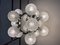 Sputnik Ball Chandelier White Chrome 5
