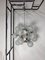 Sputnik Ball Chandelier White Chrome 4