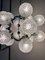 Sputnik Ball Chandelier White Chrome 7
