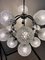 Sputnik Ball Chandelier White Chrome 6