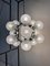 Sputnik Ball Chandelier White Chrome 1