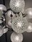 Sputnik Ball Chandelier White Chrome 8