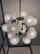 Sputnik Ball Chandelier White Chrome 3