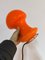Lampe de Bureau en Verre Orange, Danemark 1