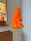 Large Orange Alaska Hanging Lamp from Peill & Putzler, Image 1