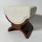 Art Deco Hocker mit Palisander Furnier, Frankreich, 1930er 9