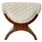 Art Deco Hocker mit Palisander Furnier, Frankreich, 1930er 1