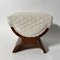 Art Deco Hocker mit Palisander Furnier, Frankreich, 1930er 4