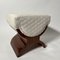Art Deco Hocker mit Palisander Furnier, Frankreich, 1930er 11
