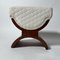 Art Deco Hocker mit Palisander Furnier, Frankreich, 1930er 15
