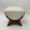 Art Deco Hocker mit Palisander Furnier, Frankreich, 1930er 2
