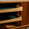 Rosewood and Teak Low Sideboard with Sliding Doors and Drawers, 1960s, Image 30