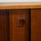 Rosewood and Teak Low Sideboard with Sliding Doors and Drawers, 1960s, Image 11