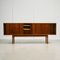 Rosewood and Teak Low Sideboard with Sliding Doors and Drawers, 1960s, Image 3