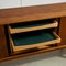 Rosewood and Teak Low Sideboard with Sliding Doors and Drawers, 1960s, Image 19