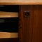 Rosewood and Teak Low Sideboard with Sliding Doors and Drawers, 1960s, Image 25
