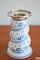 Vintage Ceramic and Silver Candleholder from Karlsruher Majolika, 1950s 4