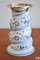 Vintage Ceramic and Silver Candleholder from Karlsruher Majolika, 1950s 1