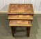 Vintage Nesting Tables in Teak and Tiled Top, 1970s, Set of 3 3