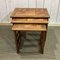 Vintage Nesting Tables in Teak and Tiled Top, 1970s, Set of 3 1