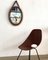 Miroir Mural Design Organique en Rotin et Bambou, Italie, 1960s 2
